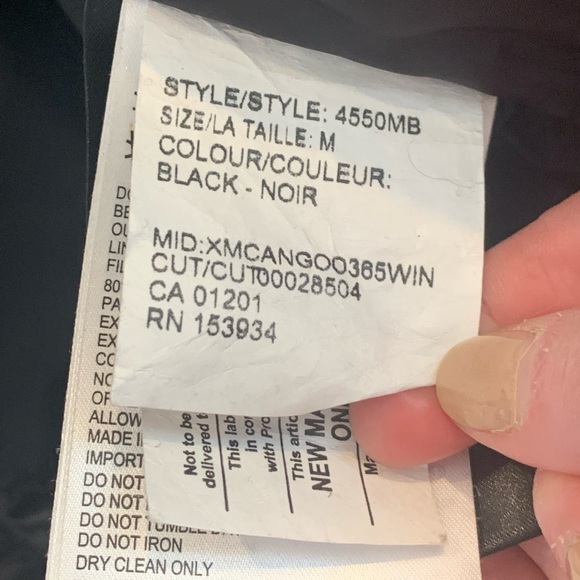 AUTH CANADA GOOSE BLACK LIMITED EDITION FOR BARNEY’s DOWN COAT SIZE US M EUC - Picture 6 of 16